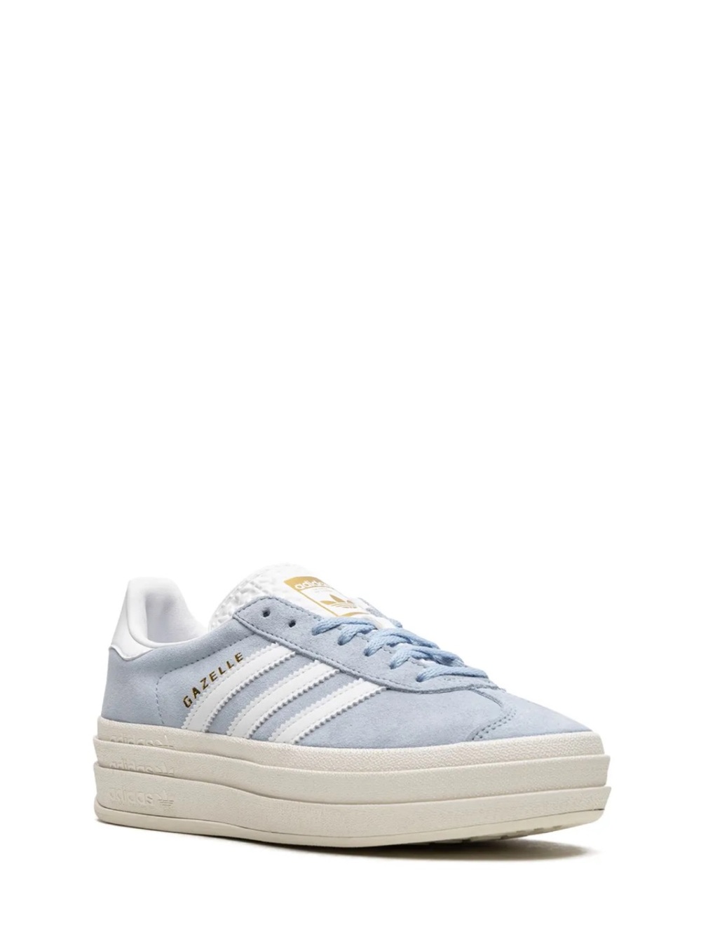 adidas Gazelle Platform Sneaker in Blue and White